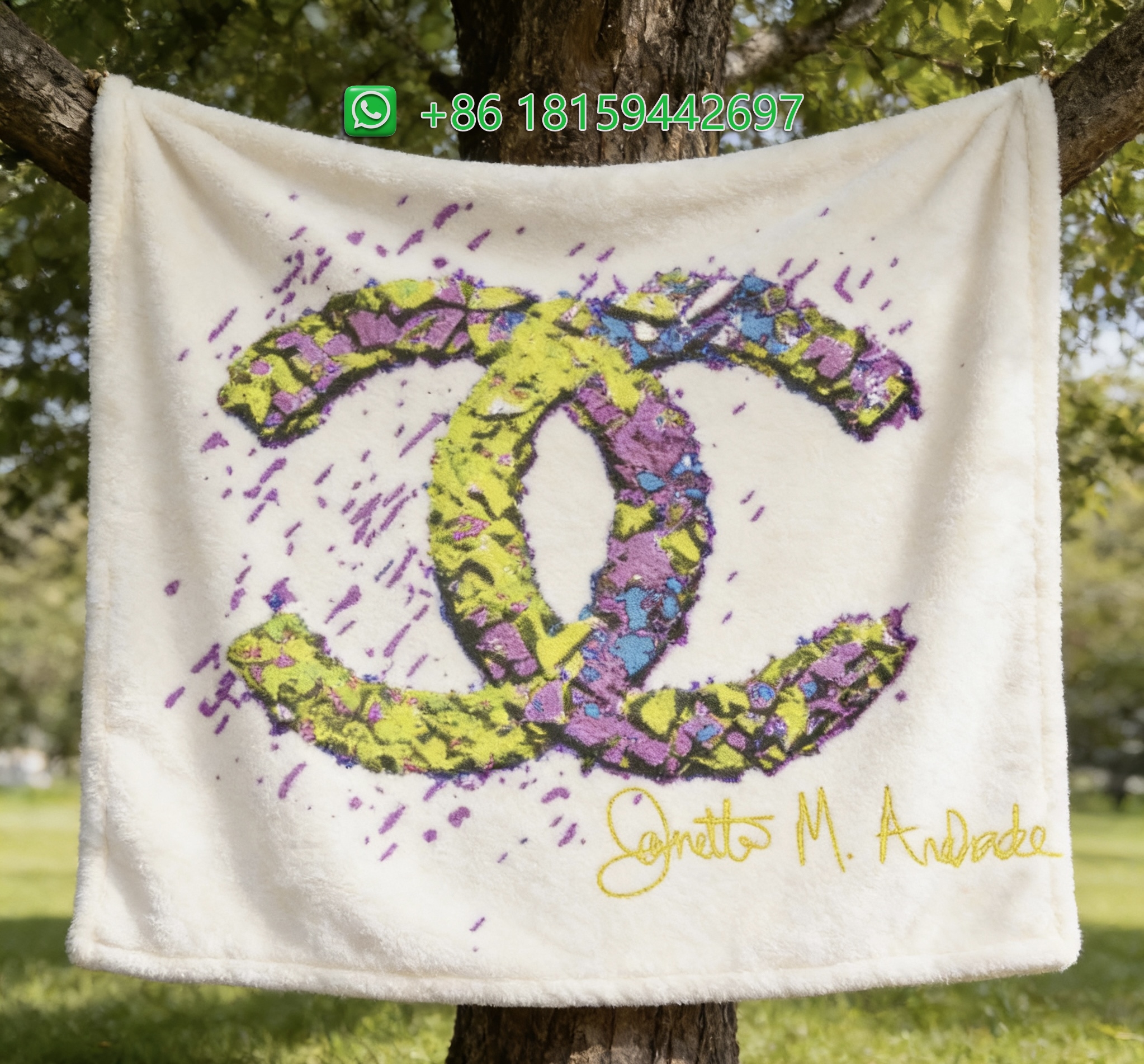 Chanel Throw Blankets